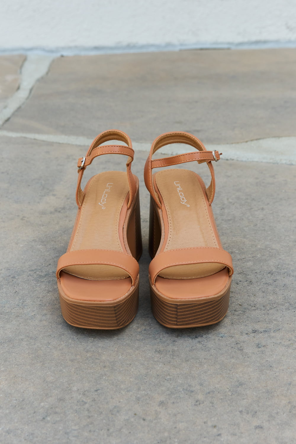 Weeboo Platform Block Heel Sandals – Open Toe Ankle Strap, 3.5" Heel (US 6.5–11)