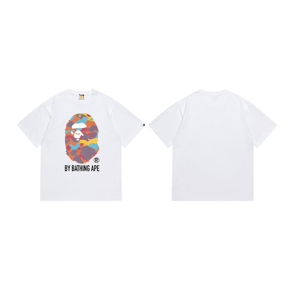 BAPE Ape-Head Graphic Short-Sleeve T-Shirt ¡ª front