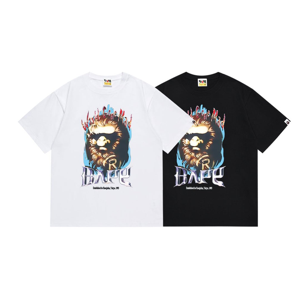 BAPE Flaming Ape Graphic T-Shirt ¡ª comparison