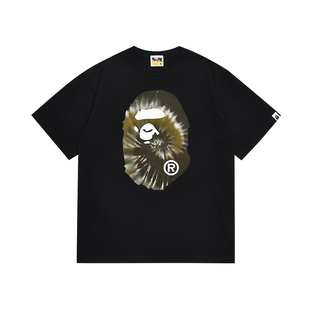 BAPE Tie-Dye Ape-Head Graphic T-Shirt ¡ª front