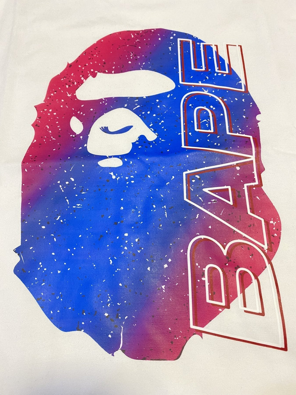 BAPE Gradient Ape Head Graphic T-Shirt ¡ª detail