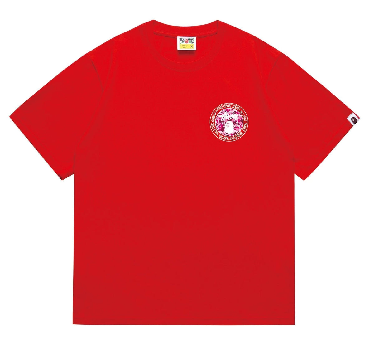 BAPE Light Circular Graphic Short-Sleeve T-Shirt ¡ª front
