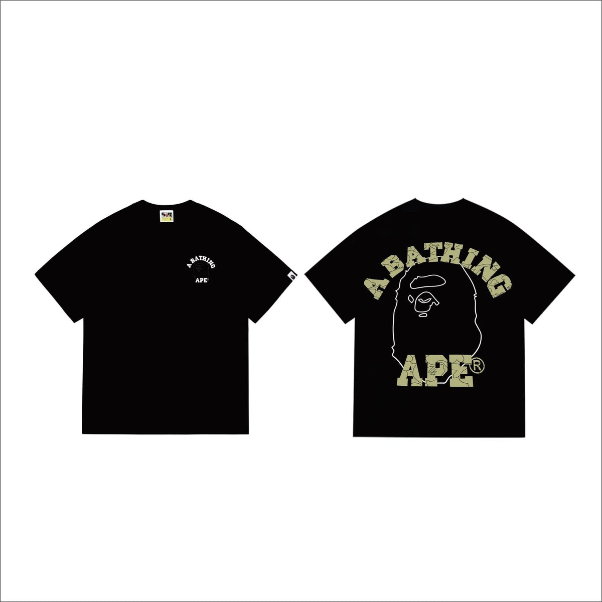 BAPE Ape Head Graphic Short-Sleeve T-Shirt ¡ª front