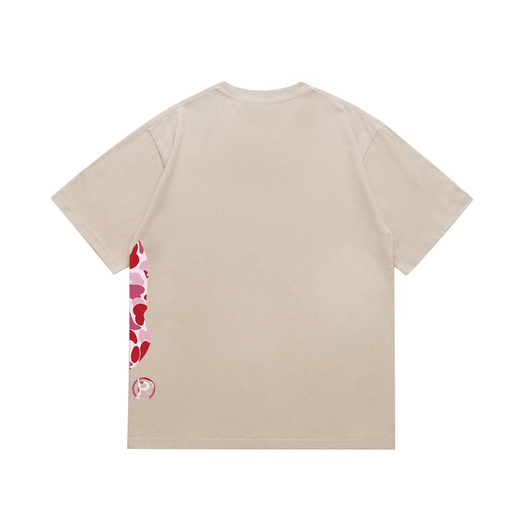 BAPE Pink Camo Ape Head Graphic Short-Sleeve T-Shirt ¡ª back