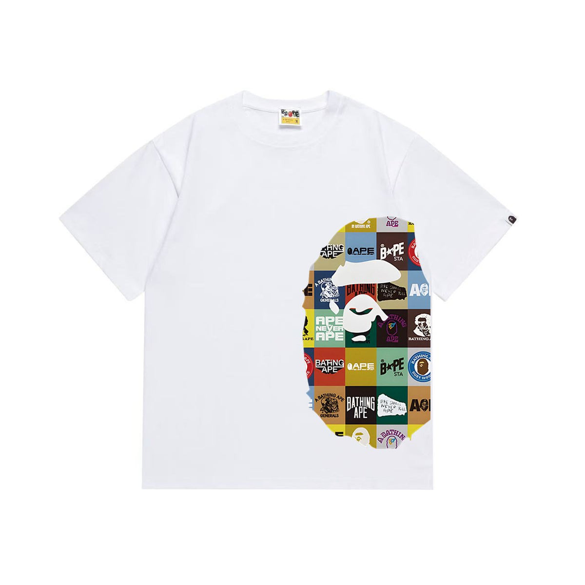 BAPE Ape-Head Collage Short-Sleeve T-Shirt ¡ª hero