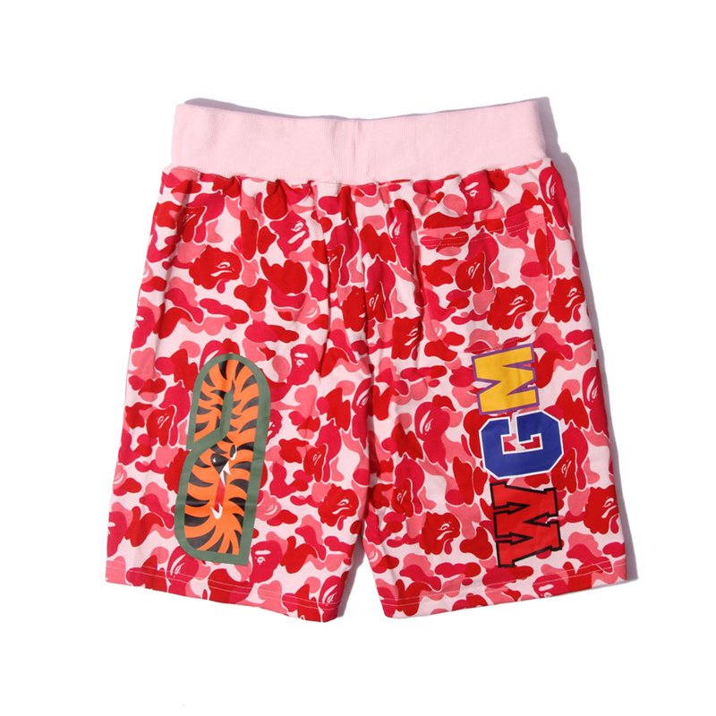 BAPE WGM Camouflage Graphic Shorts ¡ª front