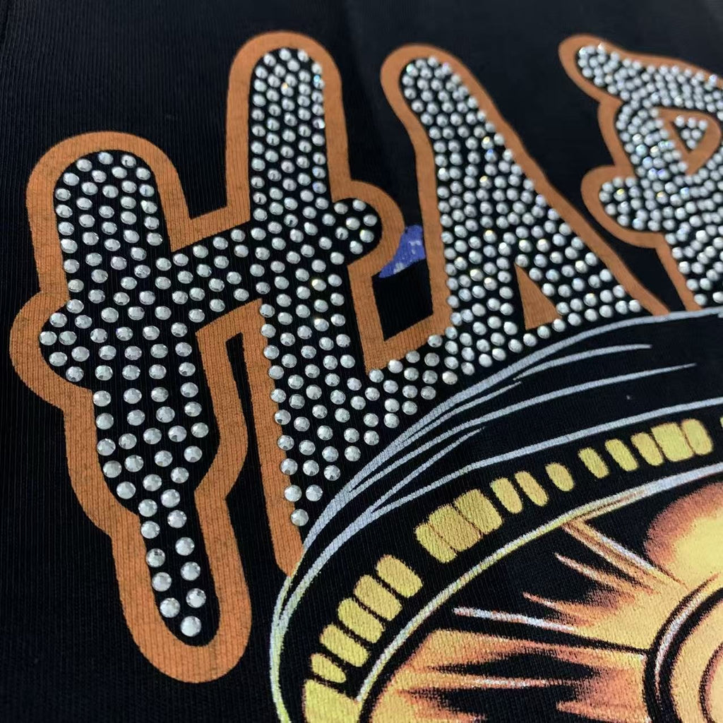 HARMONY UFO City Rhinestone Graphic T-Shirt ¡ª detail