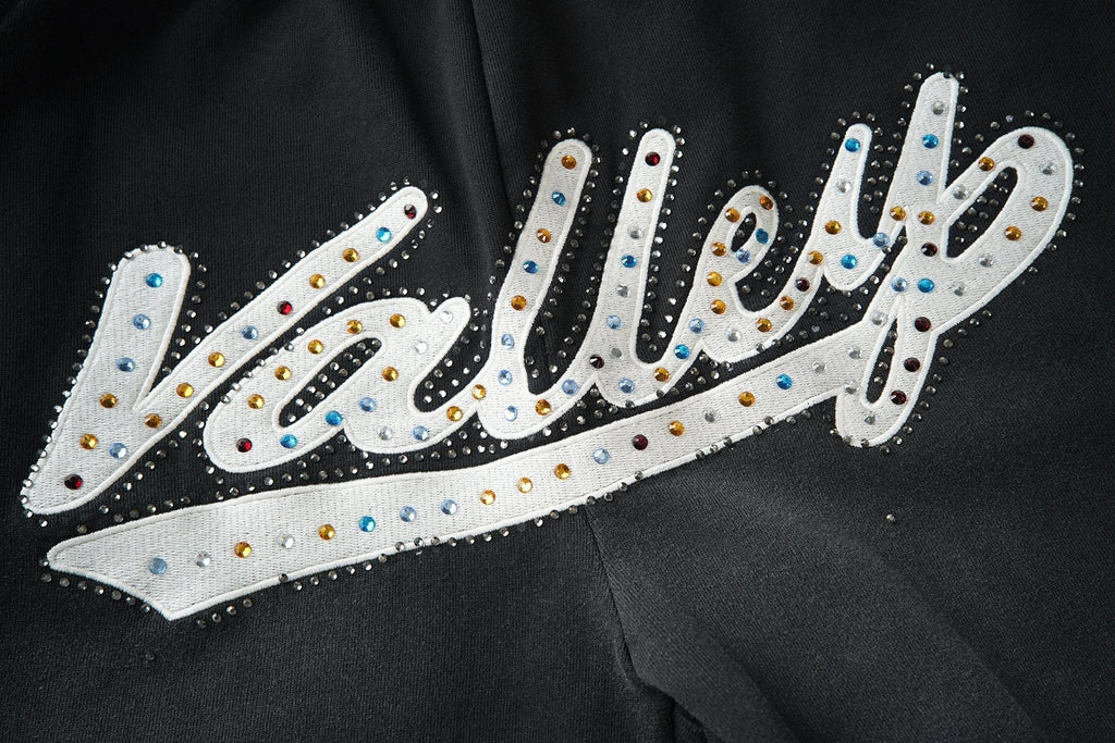 Valley Rhinestone Graphic Sweatpants ¡ª detail