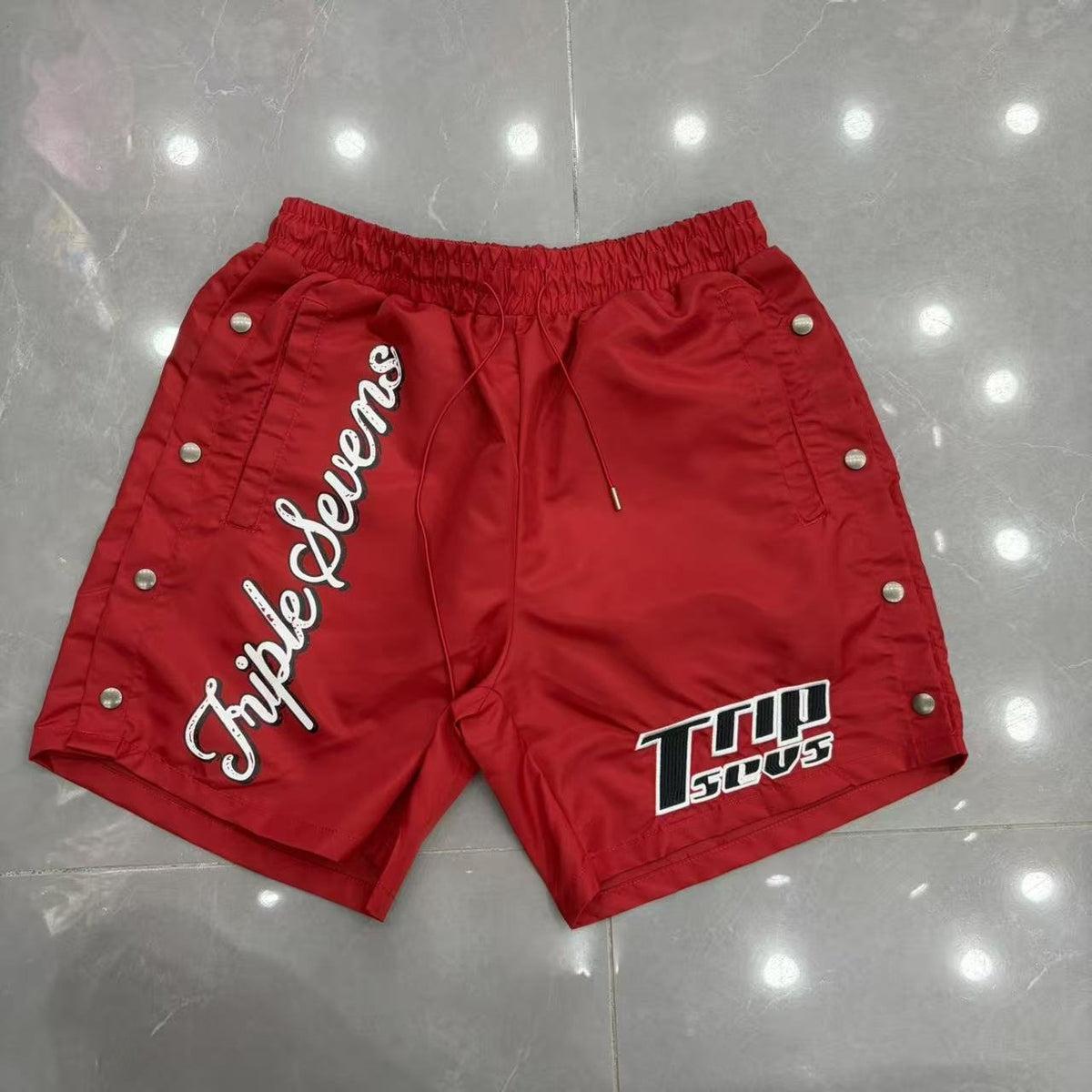 Triple Sevens TNP Scouts Side-Snap Shorts ¡ª front