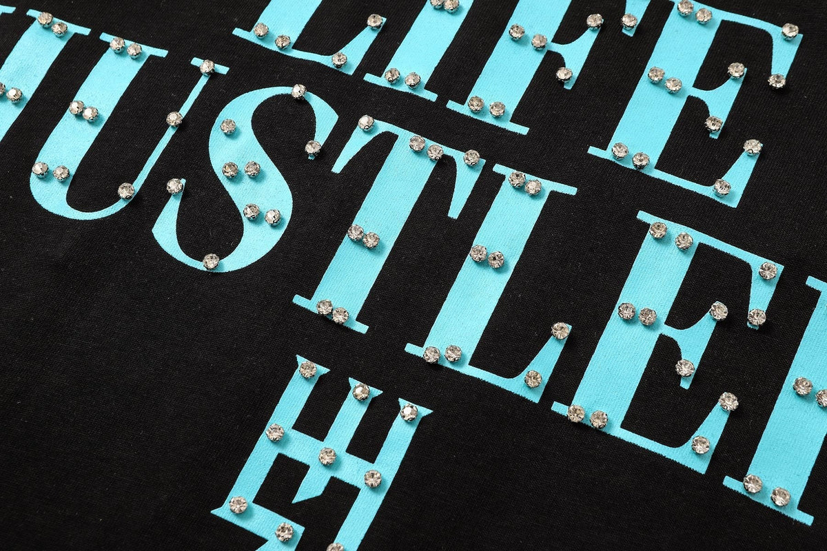Life Hustlere Blue HH Graphic T-Shirt ¡ª detail