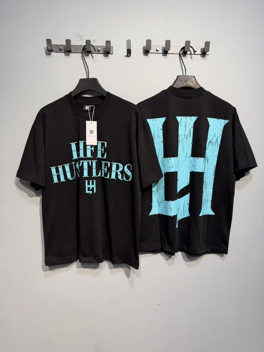 Life Hustlere Blue HH Graphic T-Shirt ¡ª context