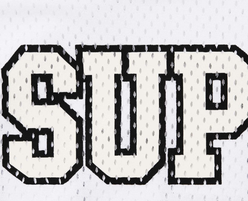 Supreme Bone Sleeve Number Football Jersey T-Shirt ¡ª fabric_closeup