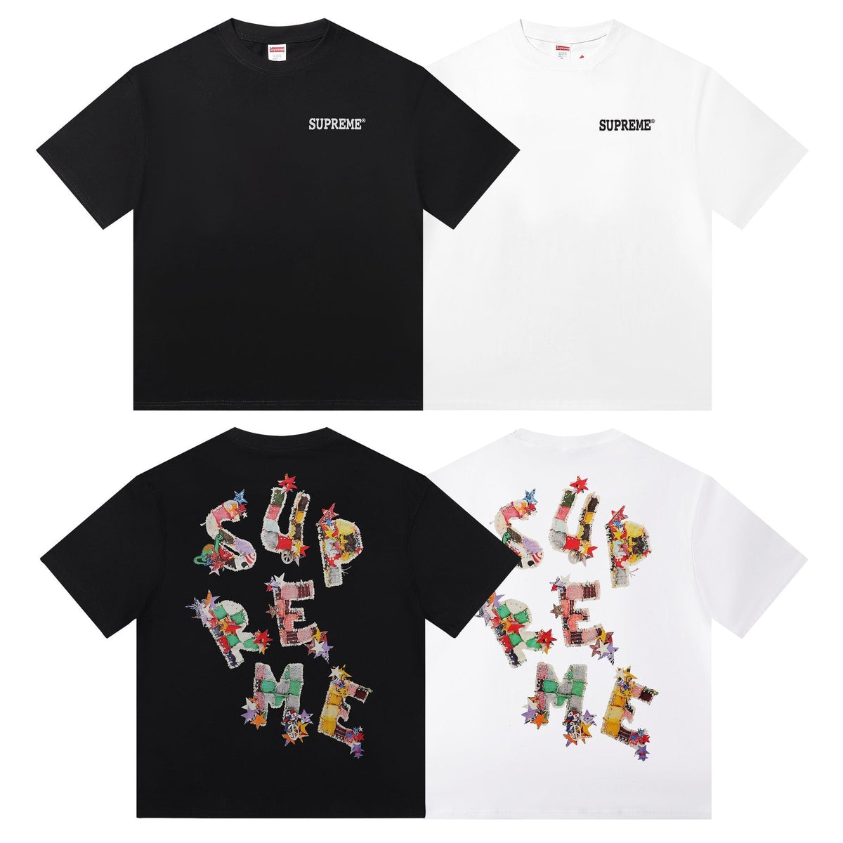 Supreme SS24 Week 1 Letter Graphic T-Shirt ¡ª comparison