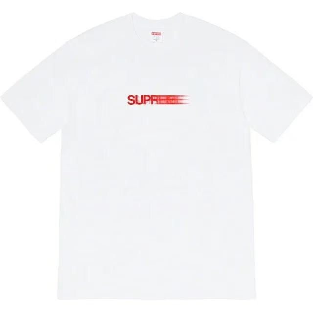 Supreme Red Motion Wordmark T-Shirt ¡ª front