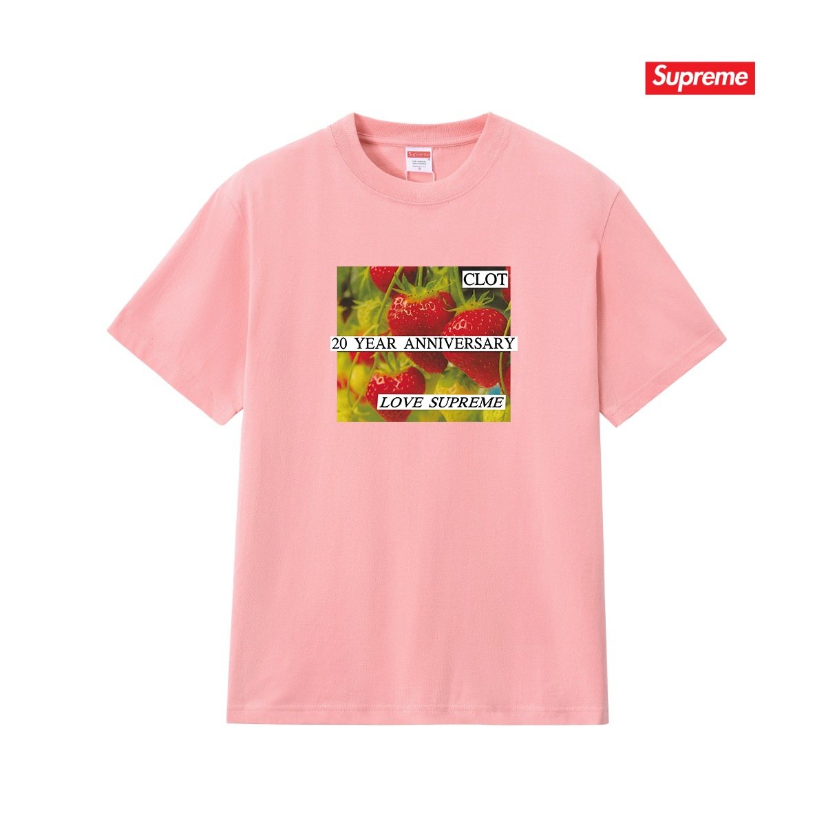 Supreme Floral Anniversary Graphic T-Shirt ¡ª front