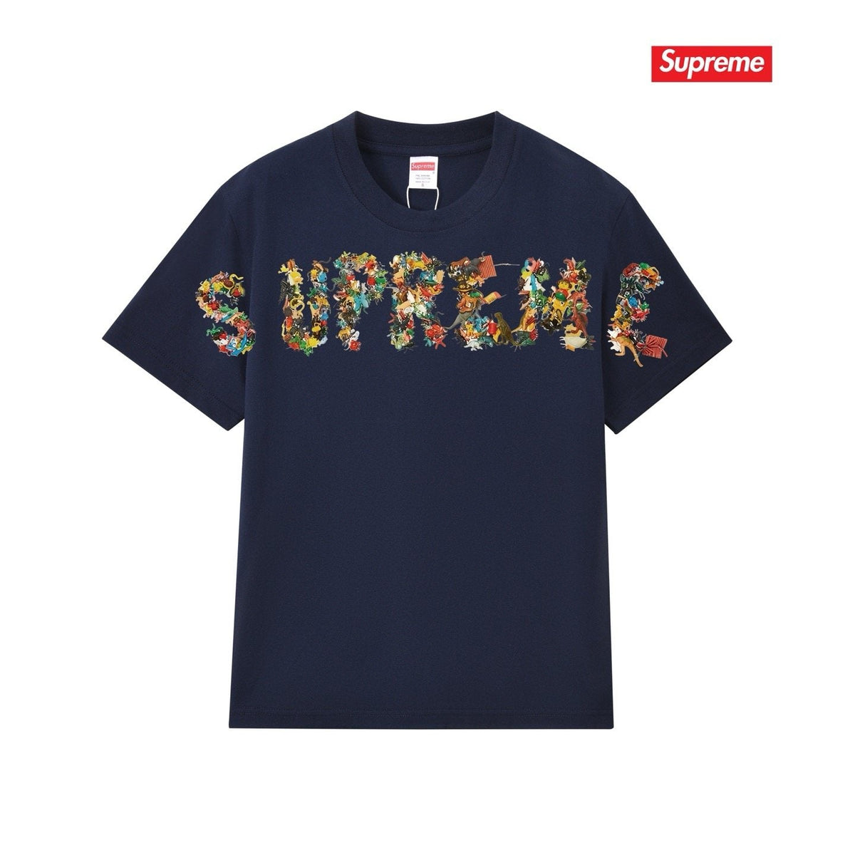 Supreme Floral Wordmark Short-Sleeve T-Shirt ¡ª front