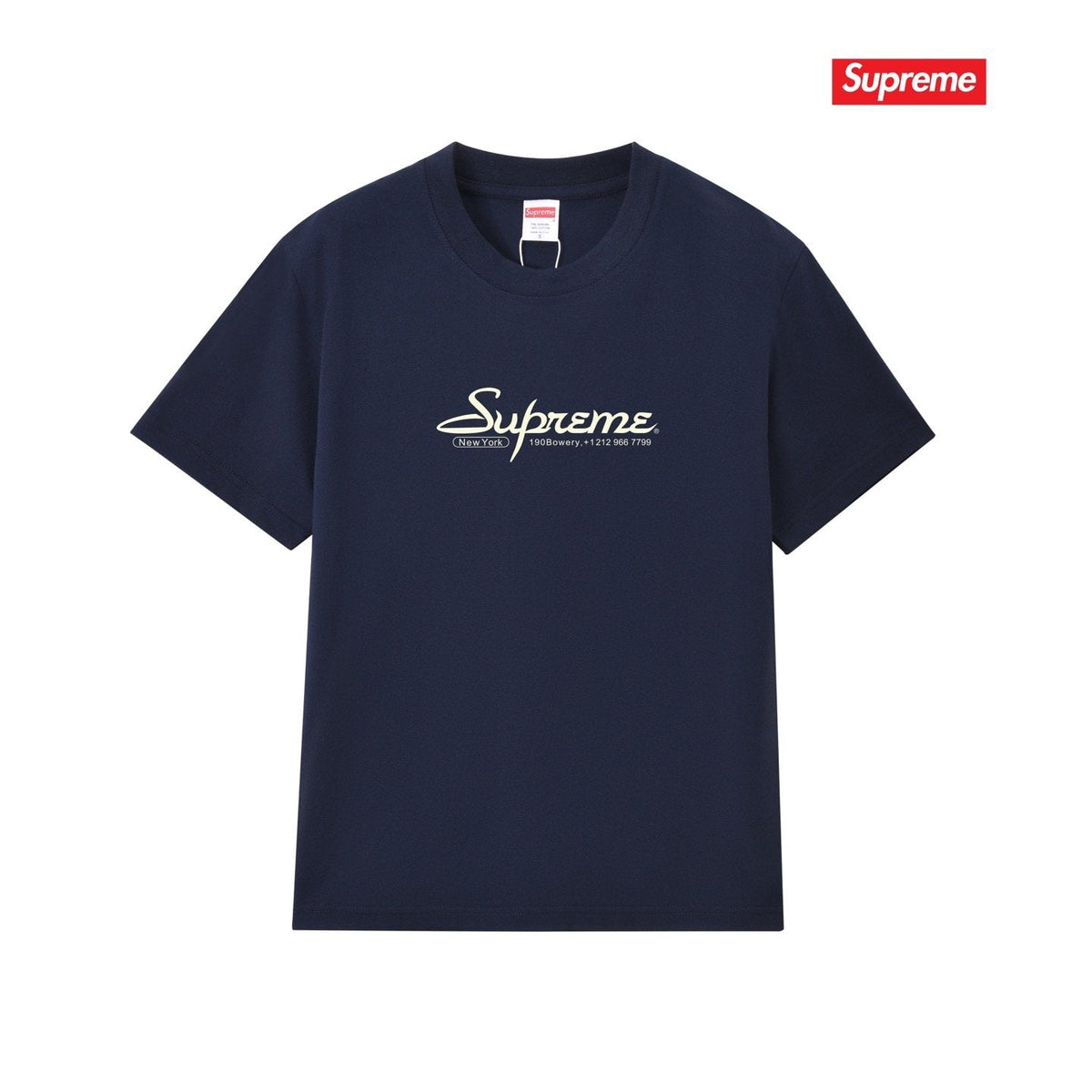 Supreme Script Logo Short-Sleeve T-Shirt ¡ª front