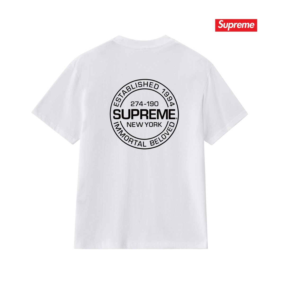Supreme Front and Back Graphic T-Shirt ¡ª back