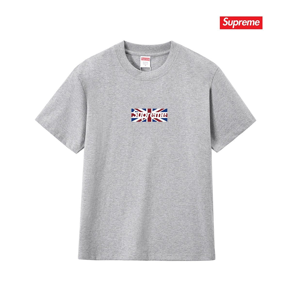 Supreme Union Jack Box-Logo Graphic T-Shirt ¡ª front