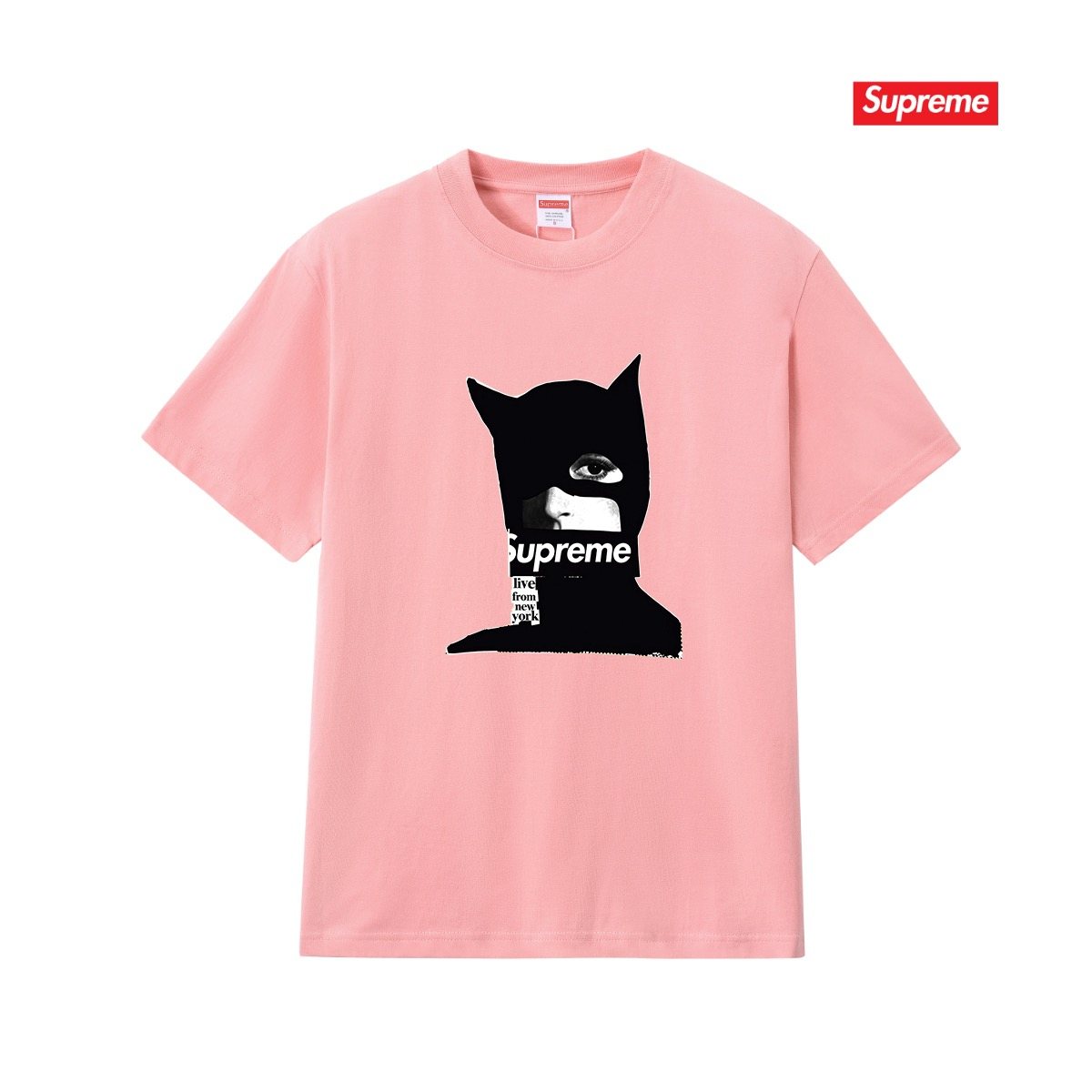 Supreme Cat Graphic Short-Sleeve T-Shirt ¡ª front