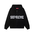 Supreme Front Appliqu¨¦ Zip Hoodie ¡ª hero