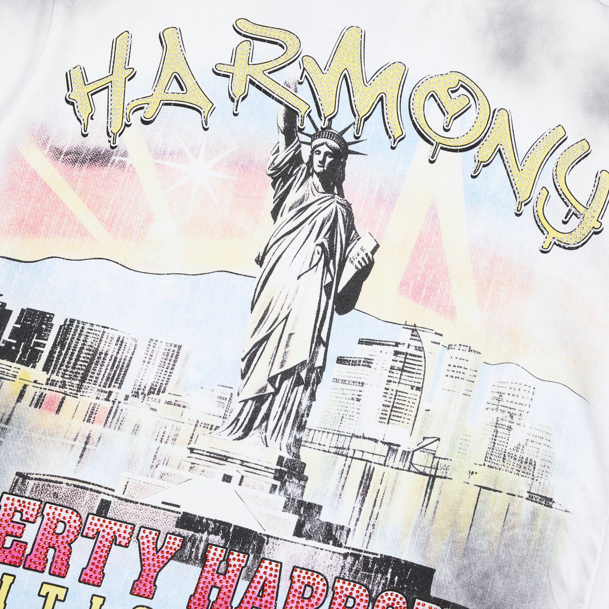 HARMONY Liberty Harbor Tour Graphic T-Shirt ¡ª detail