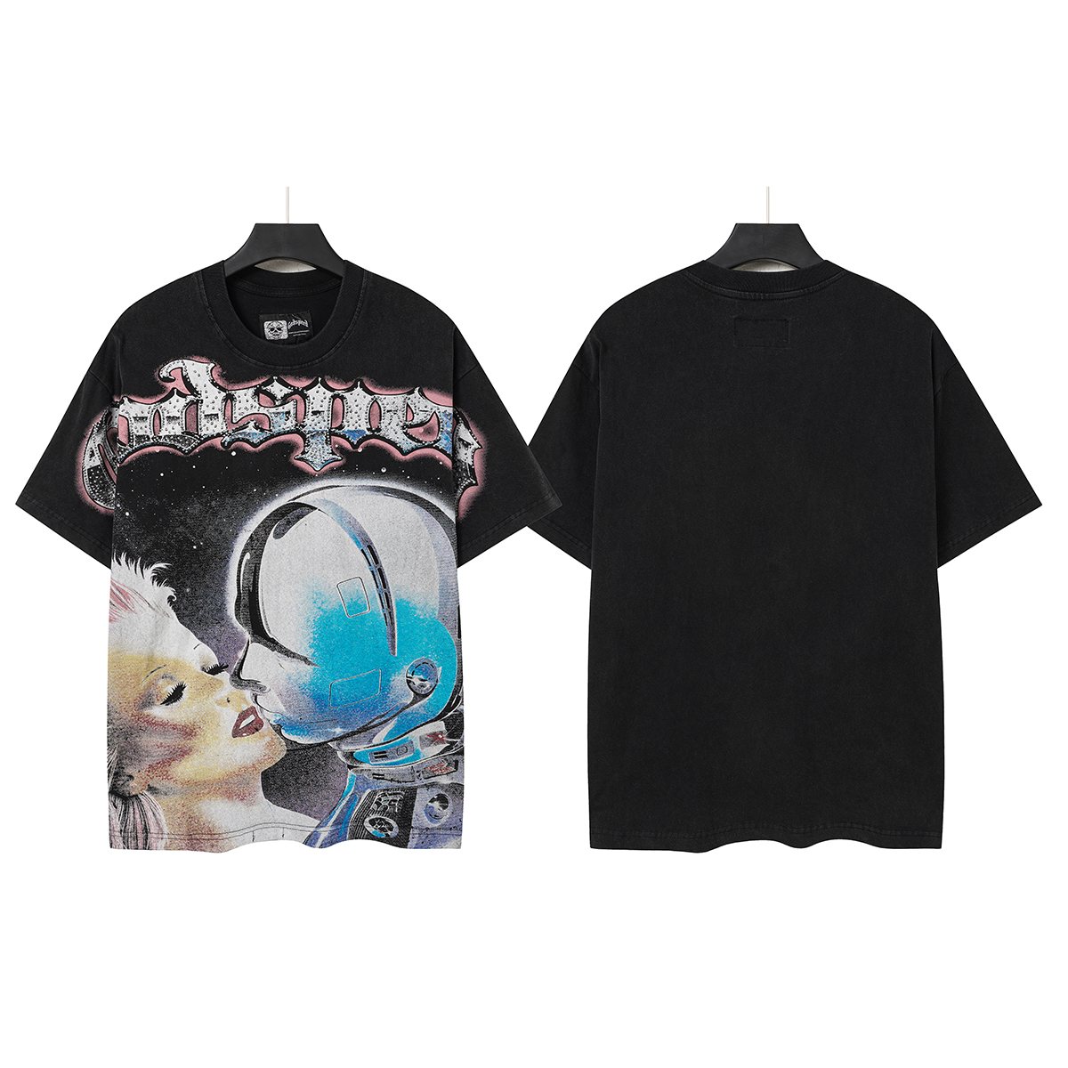 Godspeed Astronaut Face Graphic T-Shirt ¡ª hero