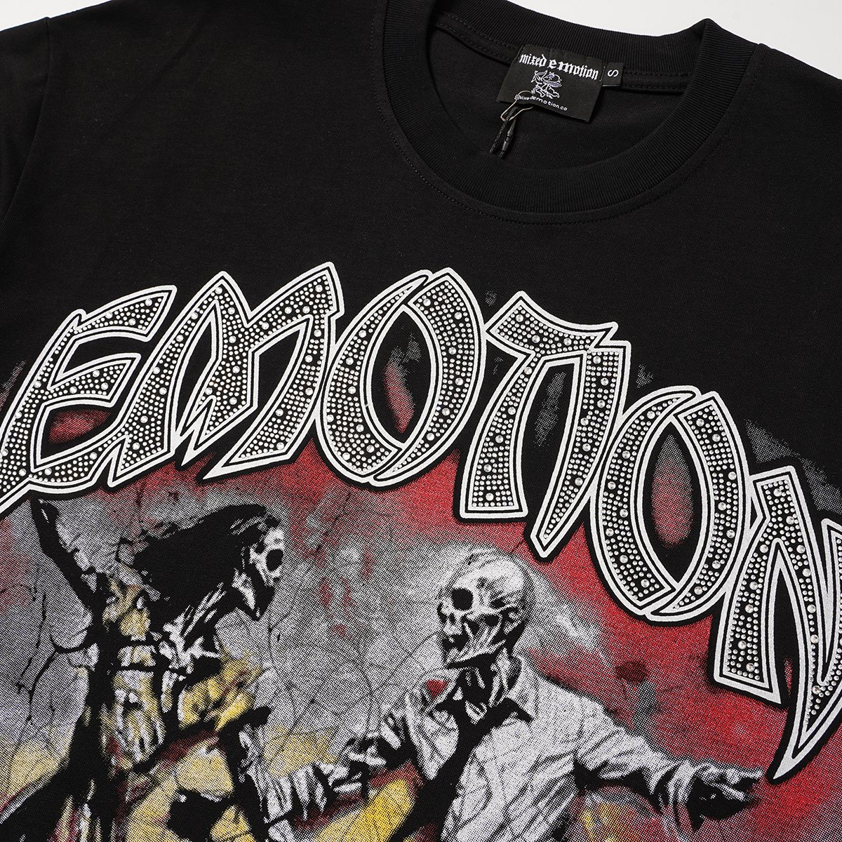 MIXED EMOTION Skeleton Graphic T-Shirt ¡ª detail