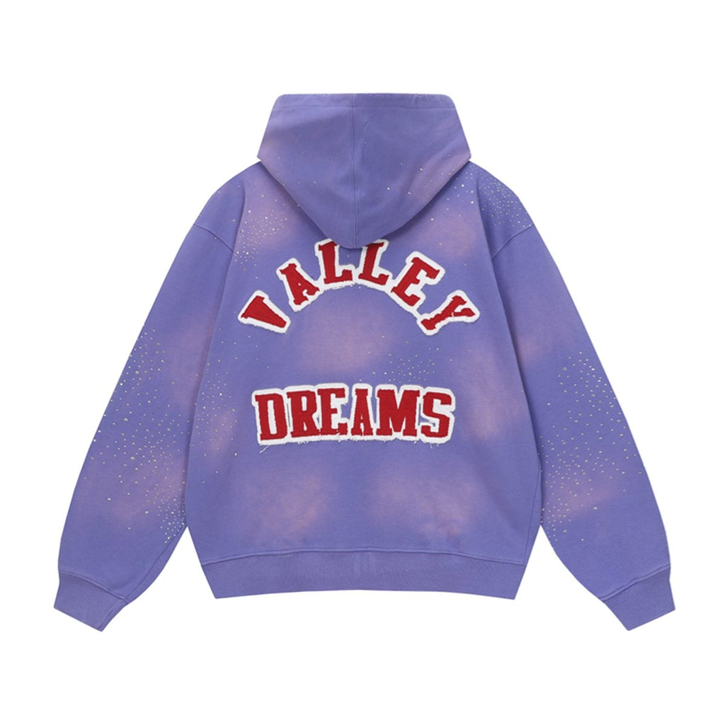VALLEY Dreams Rhinestone Zip Hoodie ¡ª back