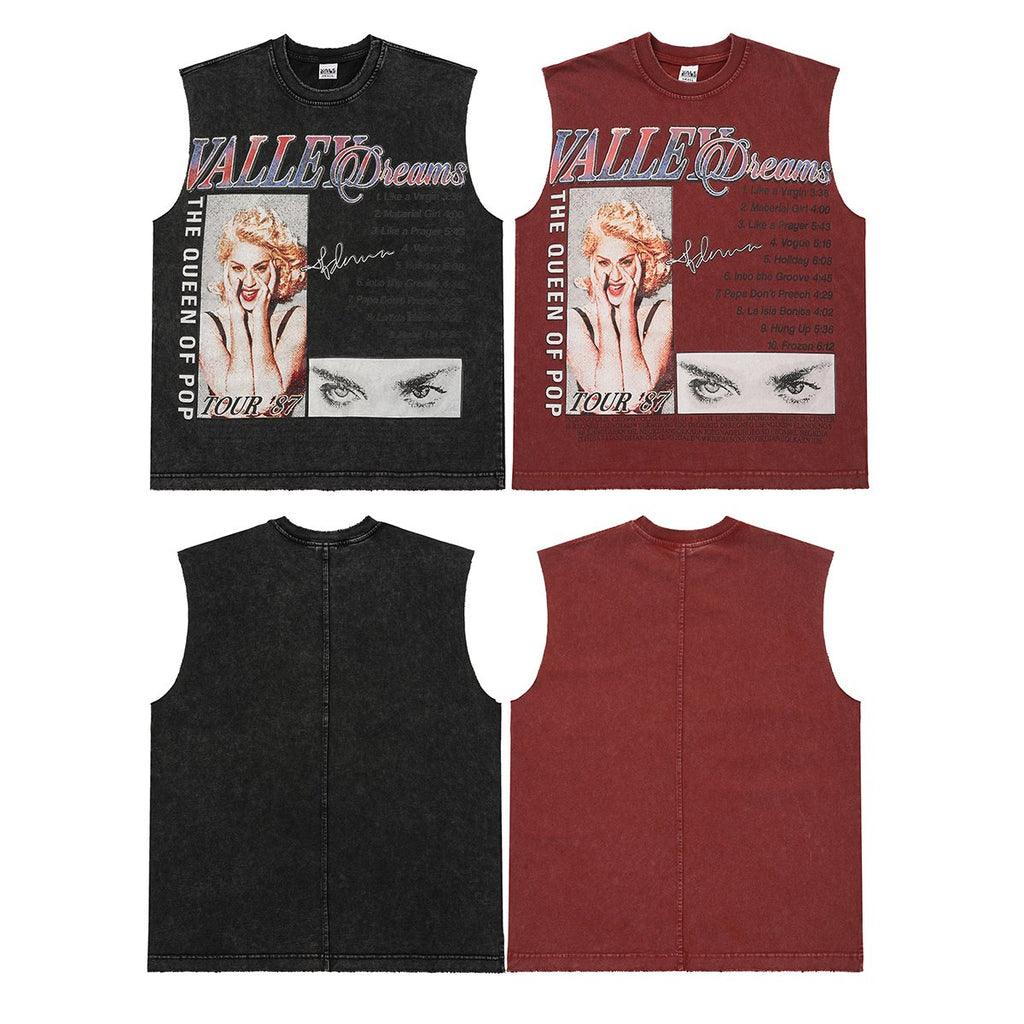 VALLEY Dreams Graphic Sleeveless T-Shirt ¡ª comparison
