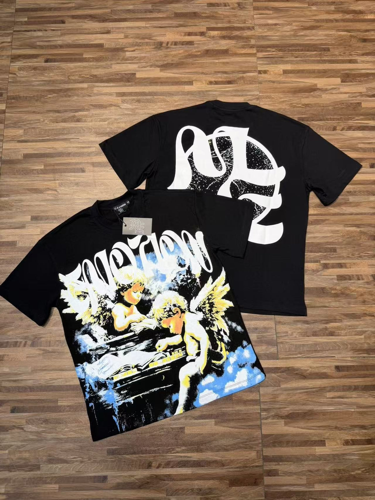 MIXED EMOTION Rhinestone Graphic Short-Sleeve T-Shirt ¡ª context