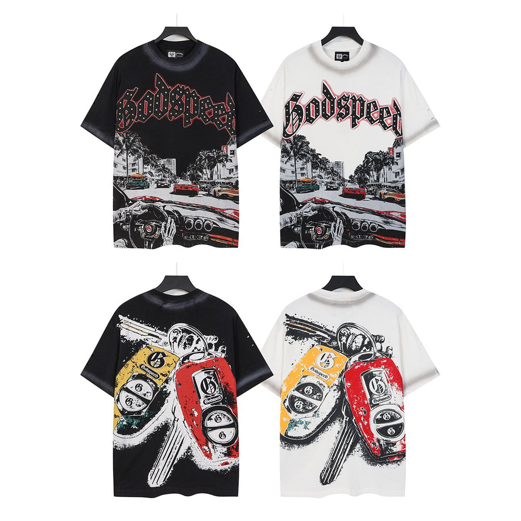 Godspeed Car Key Graphic T-Shirt ¡ª comparison
