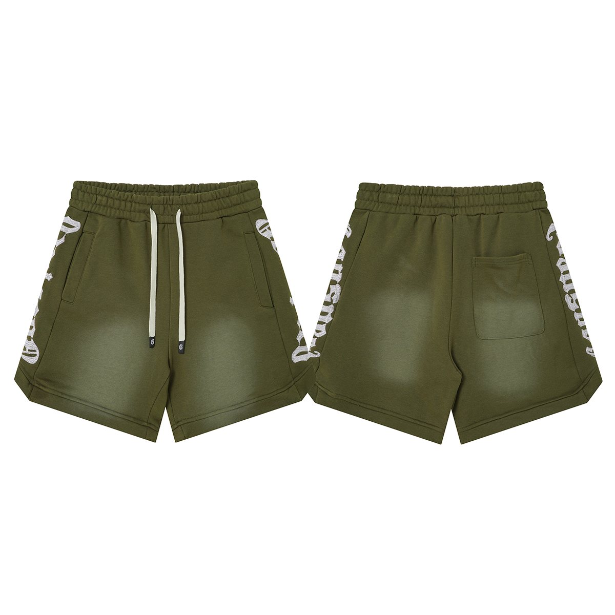 Godspeed Washed Drawstring Shorts ¡ª front