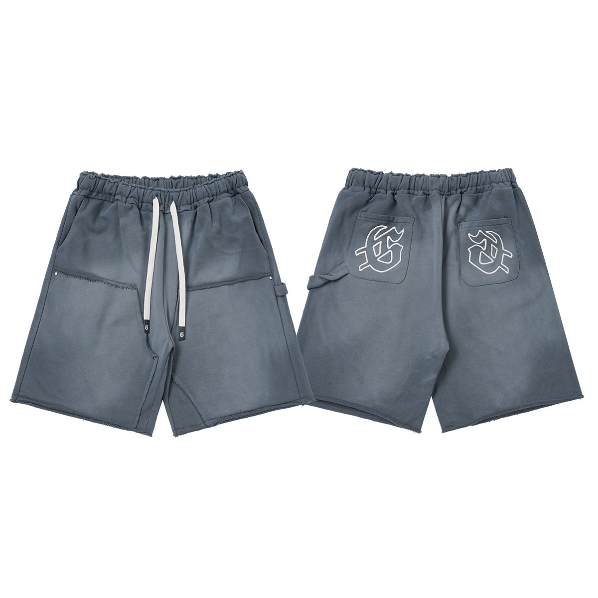 Godspeed Washed Graphic Sweat Shorts ¡ª front