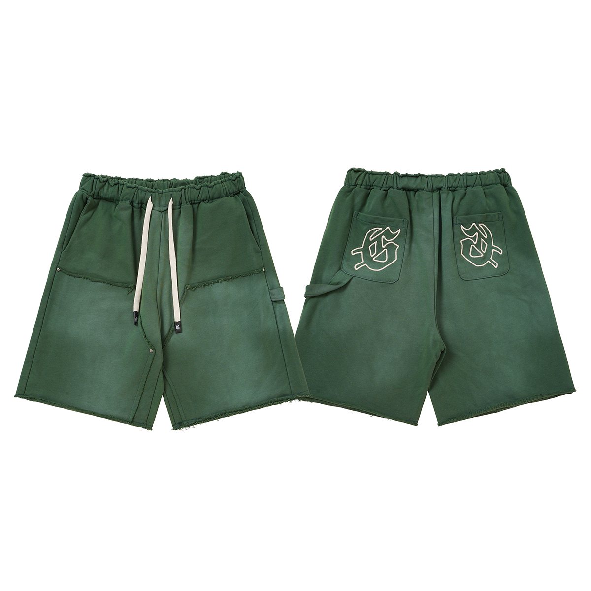 Godspeed Washed Graphic Sweat Shorts ¡ª front