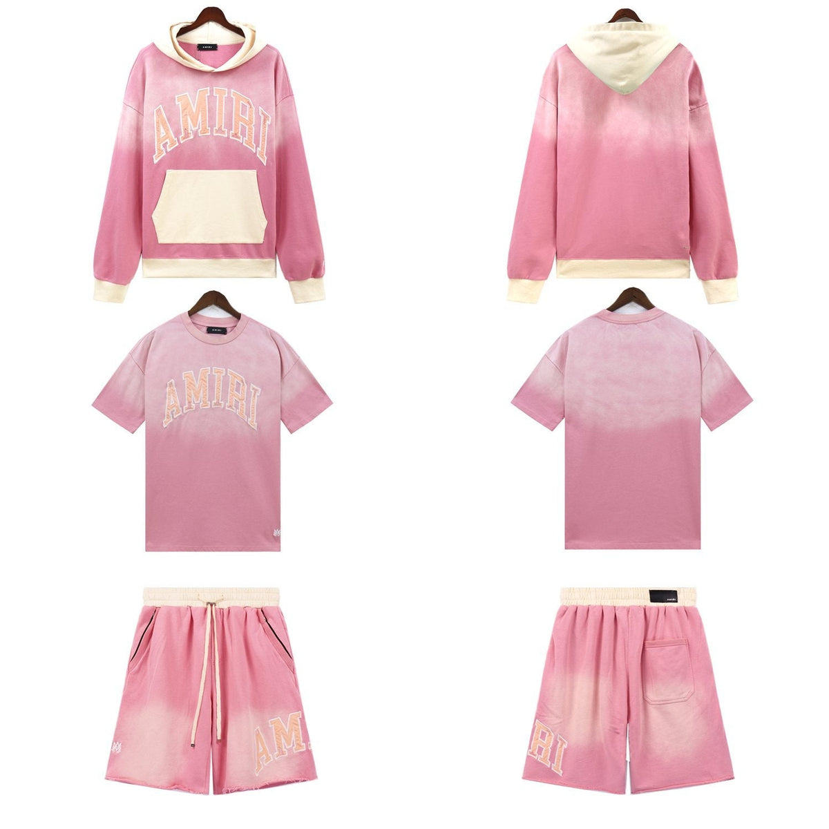 AMIRI Collegiate Wordmark Three-Piece Matching Set ¡ª front