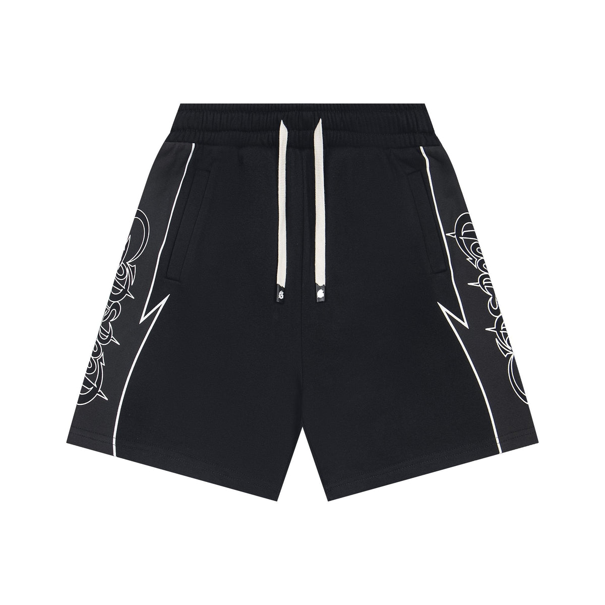 Godspeed Printed Side-Panel Drawstring Shorts ¡ª hero