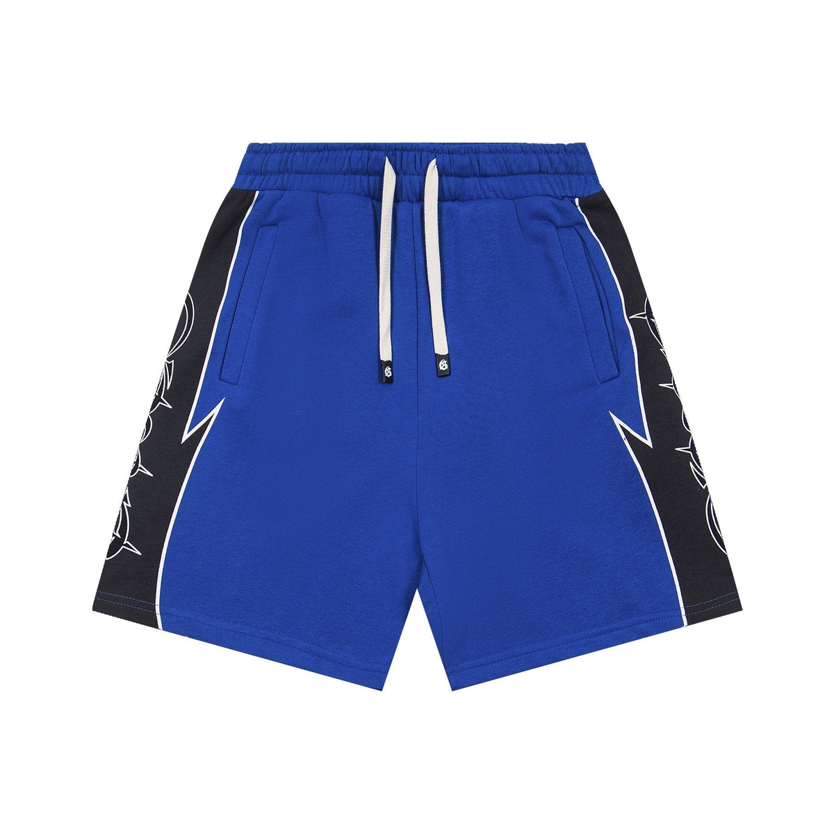 Godspeed Printed Side-Panel Drawstring Shorts ¡ª front