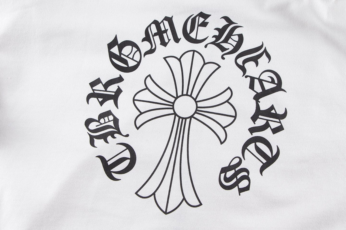 Chrome Hearts Horseshoe Cross Sanskrit Zip Hoodie ¡ª detail