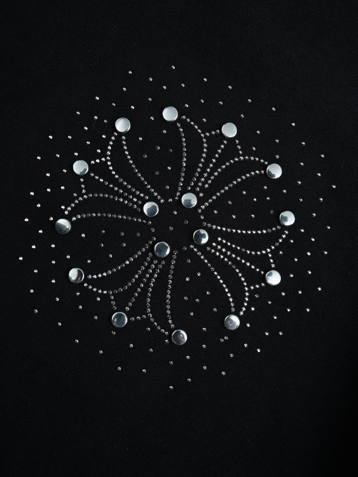 Chrome Hearts Rhinestone-Style Graphic T-Shirt ¡ª detail