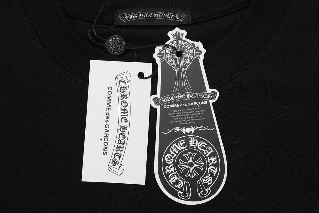 Chrome Hearts Horseshoe Embroidered Short-Sleeve T-Shirt ¡ª hang_tag