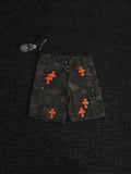 Chrome Hearts Green Camouflage Cargo Shorts ¡ª hero