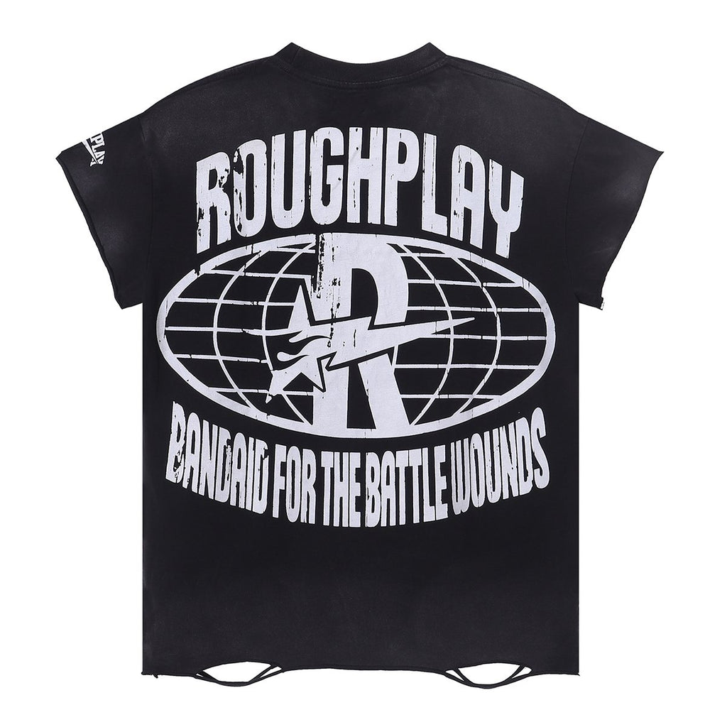 Rough Play Skull Goggles Graphic T-Shirt ¡ª back
