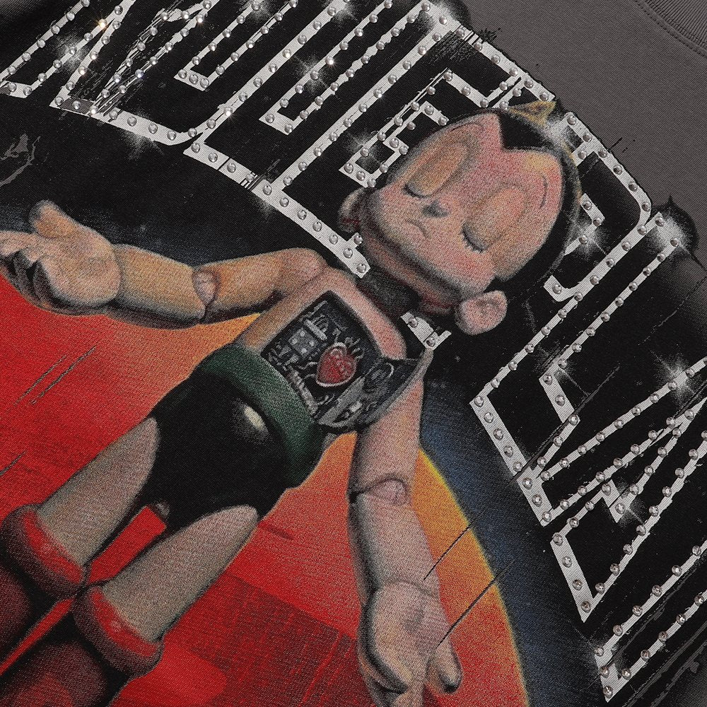 Rough Play Astro Boy Graphic Distressed T-Shirt ¡ª detail