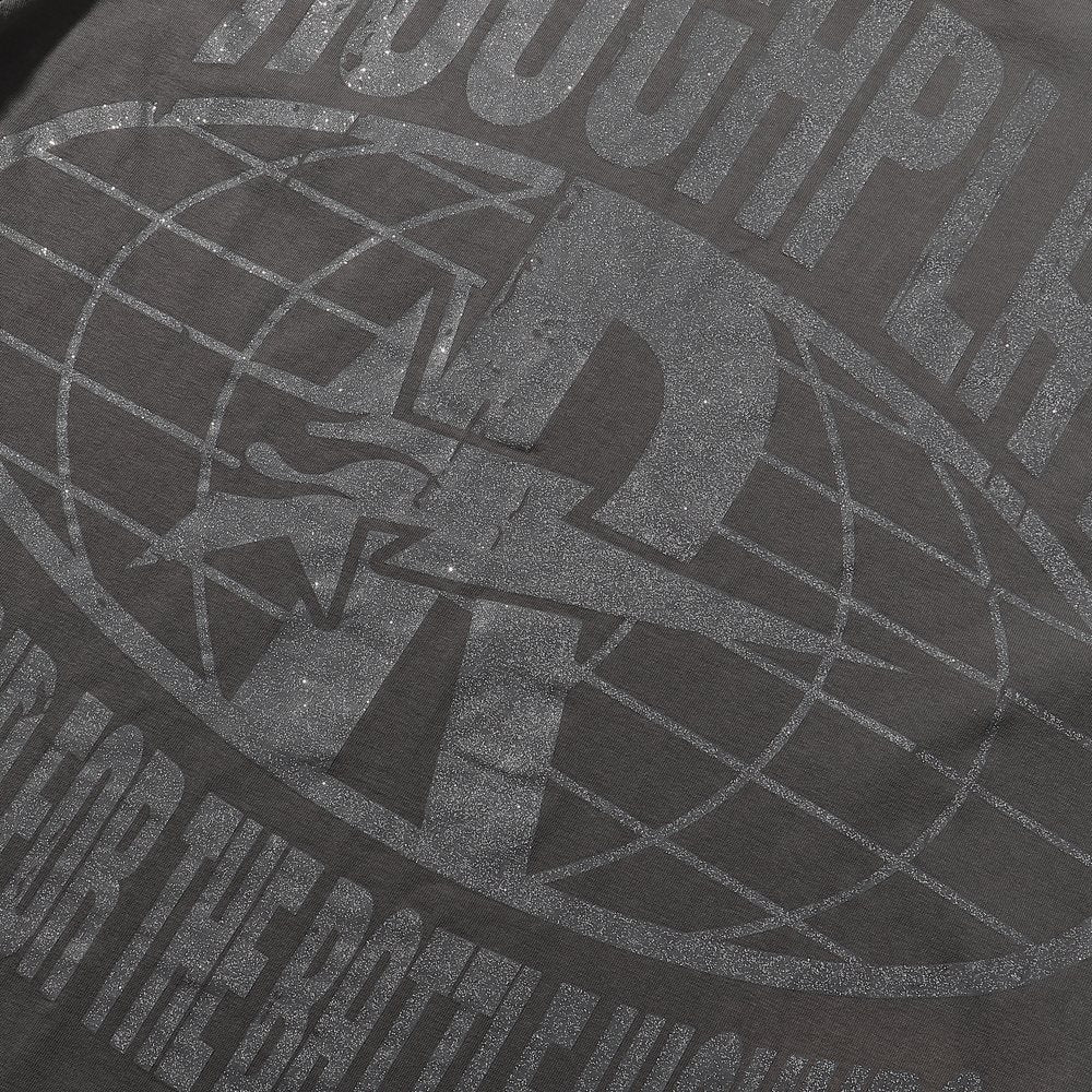 Rough Play Thug Life Skeleton Graphic Long-Sleeve T-Shirt ¡ª detail