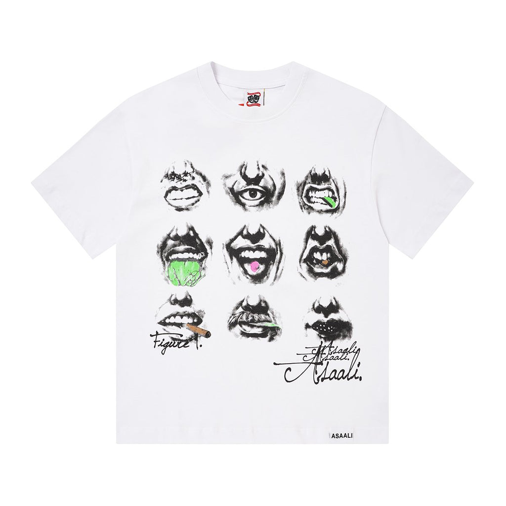 ASAALL Eye & Mouth Graphic Short-Sleeve T-Shirt ¡ª hero