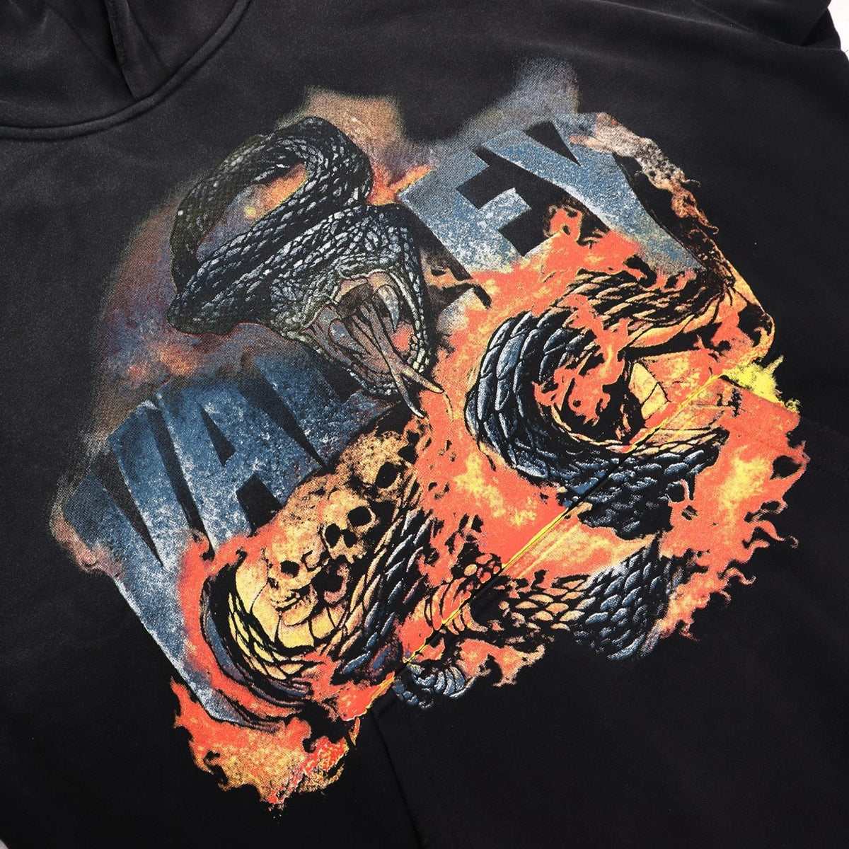 Valley Dreams Dragon Flame Graphic Hoodie ¡ª detail