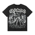 HARMONY Washed Black Rhinestone Graphic T-Shirt ¡ª hero
