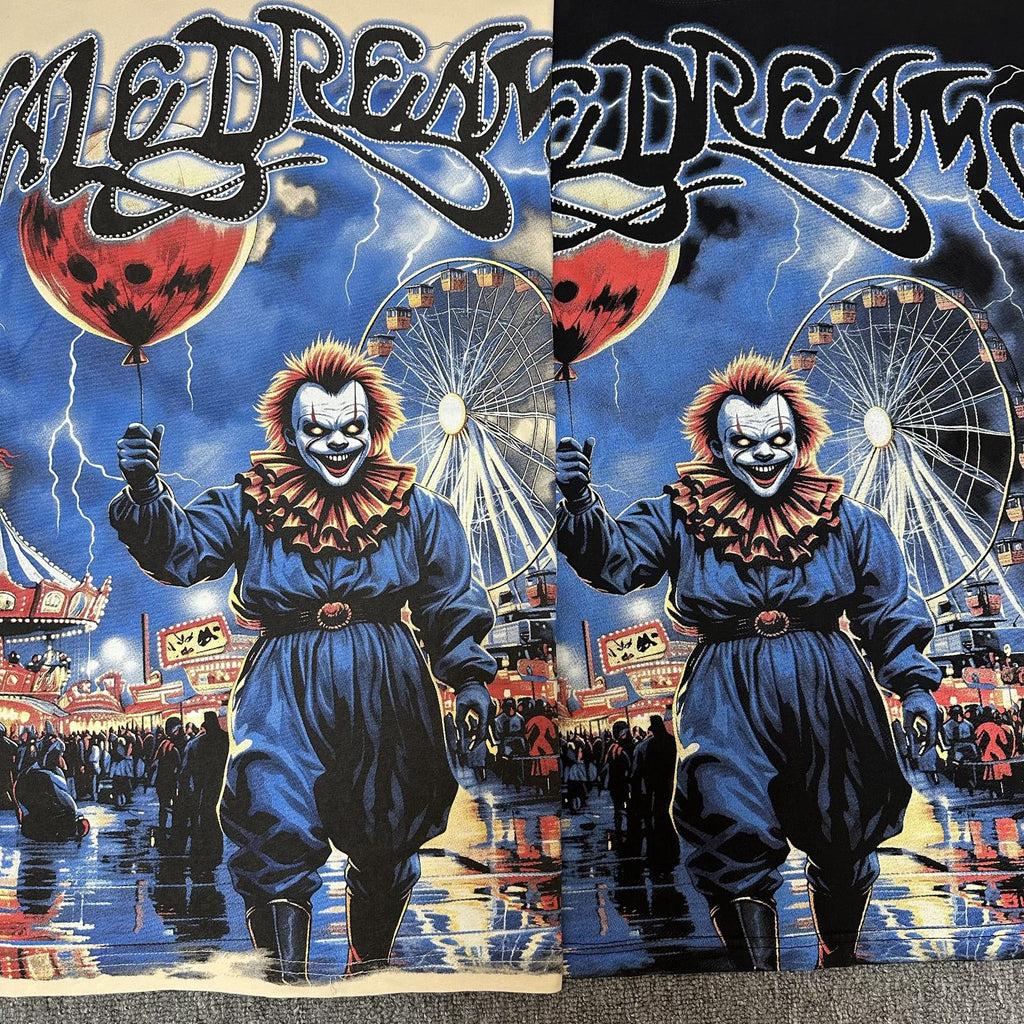 VALE USA Dreams Inside My Head Rhinestone Graphic T-Shirt ¡ª detail
