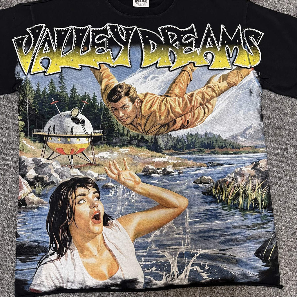 Valley Dreams Washed Graphic Short-Sleeve T-Shirt ¡ª detail